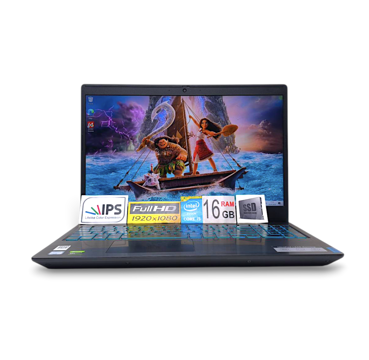 Ноутбук Lenovo IdeaPad L340 Gaming 15.6 FHD IPS i5-9300H 16GB DDR4 SSD 256GB+1TBHDD NVIDIA GTX1050