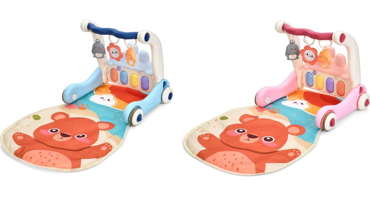 Каталка-ходунки килимок для немовляти 2 кольори 997-68A-B, фото 1