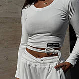 Костюм жіночий топ і штани палаццо преміумвелюр Туреччина 42-46, фото 10