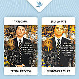 Картина за номерами Герої кіно. Леонардо Ді Капріо арт 40*50 см Орігамі LW 3478, фото 3