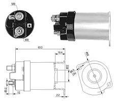 Втягувальне реле OPEL Ascona, Kadett, Corsa