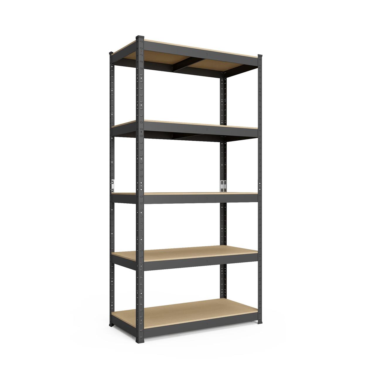 Стелаж SL Бюджет КМ 1800х1000х300 Меткас, 150 кг/полицю, 5 полиць, МДФ, фарбований, металевий