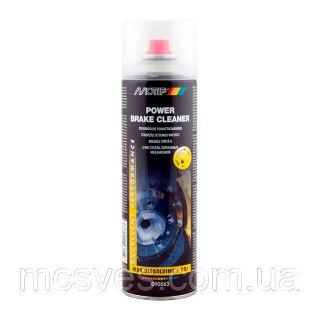 Очищувач для гальмівної системи MOTIP Power Brake Cleaner аерозоль 500 мл (090528BS), фото 1