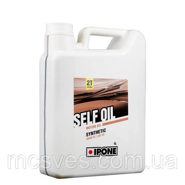 Олива моторна для мотоциклів Ipone SELF OIL 4 л. 2Т 800380, фото 1