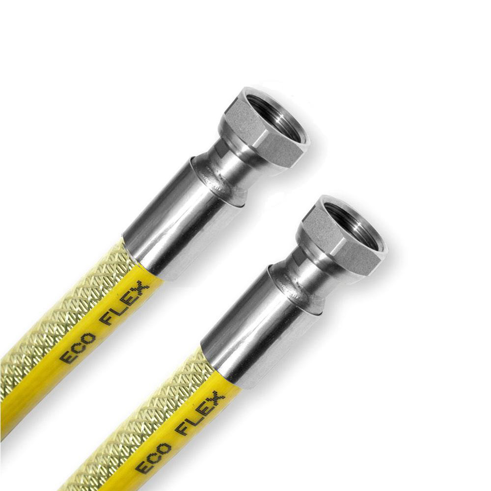 Шланг для газу eco-flex ЄВРО 1/2" ВВ 50 см GE1FF050, фото 1