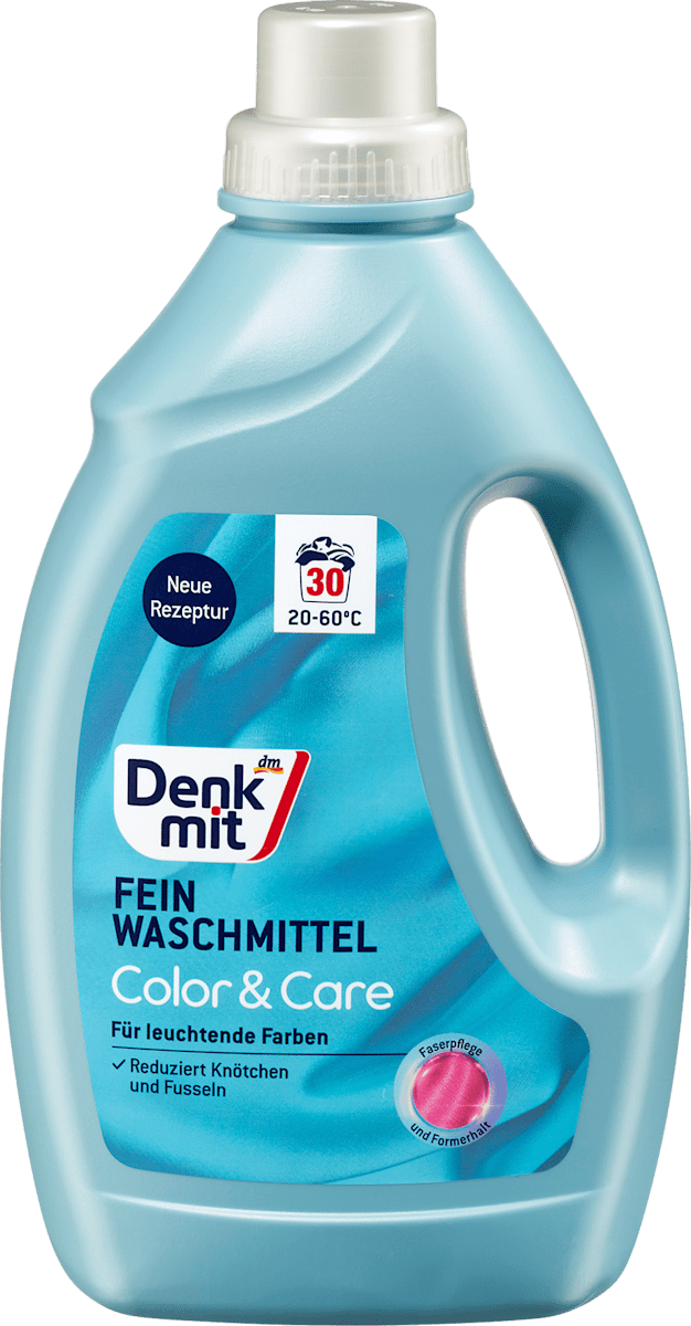 Гель для прання кольорової білизни Denkmit Colorwaschmittel 1,1 л (20 прань), фото 1