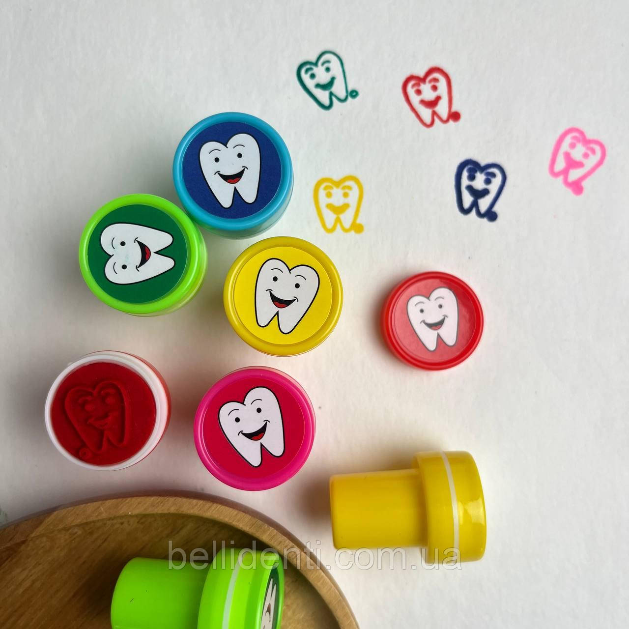 Печатка для дітей у вигляді зуба з усмішкою, 1 шт