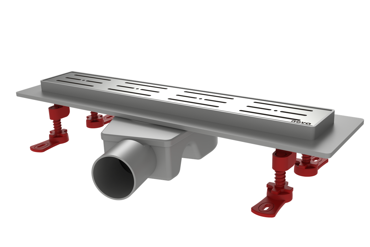 Душовий канал з площадкою під плитку, 40см, вихід в каналізацію 360°, 50мм (5301N ) 5640N, фото 1