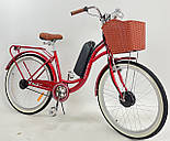 Електровелосипед Dorozhnik Akvamarin 26" (36 V 500 W, 18000 Ah) 2025 рік, фото 3