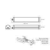 LED світильник IP65 лінійний VIDEX 24W 0,6М 4000K, фото 7