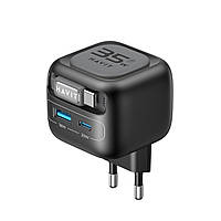 Зарядний пристрій HAVIT UC251 GaN 35W USB-A+USB-C +Кабель USB-C