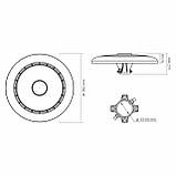 LED світильник парковий VIDEX SLP01 IP65 120W 16800Lm 3000/5000/6500K 220V, фото 7