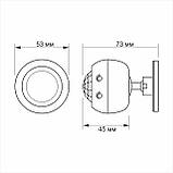 Датчик руху та освітленості VIDEX VL-SPS27W 220V 1200W інфрачервоний, фото 4