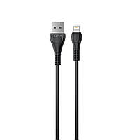 Кабель USB - Lightning HAVIT HV-CB641C 2.1A 1.8м Black