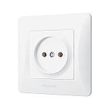 Розетка одинарна біла VIDEX BINERA, фото 3