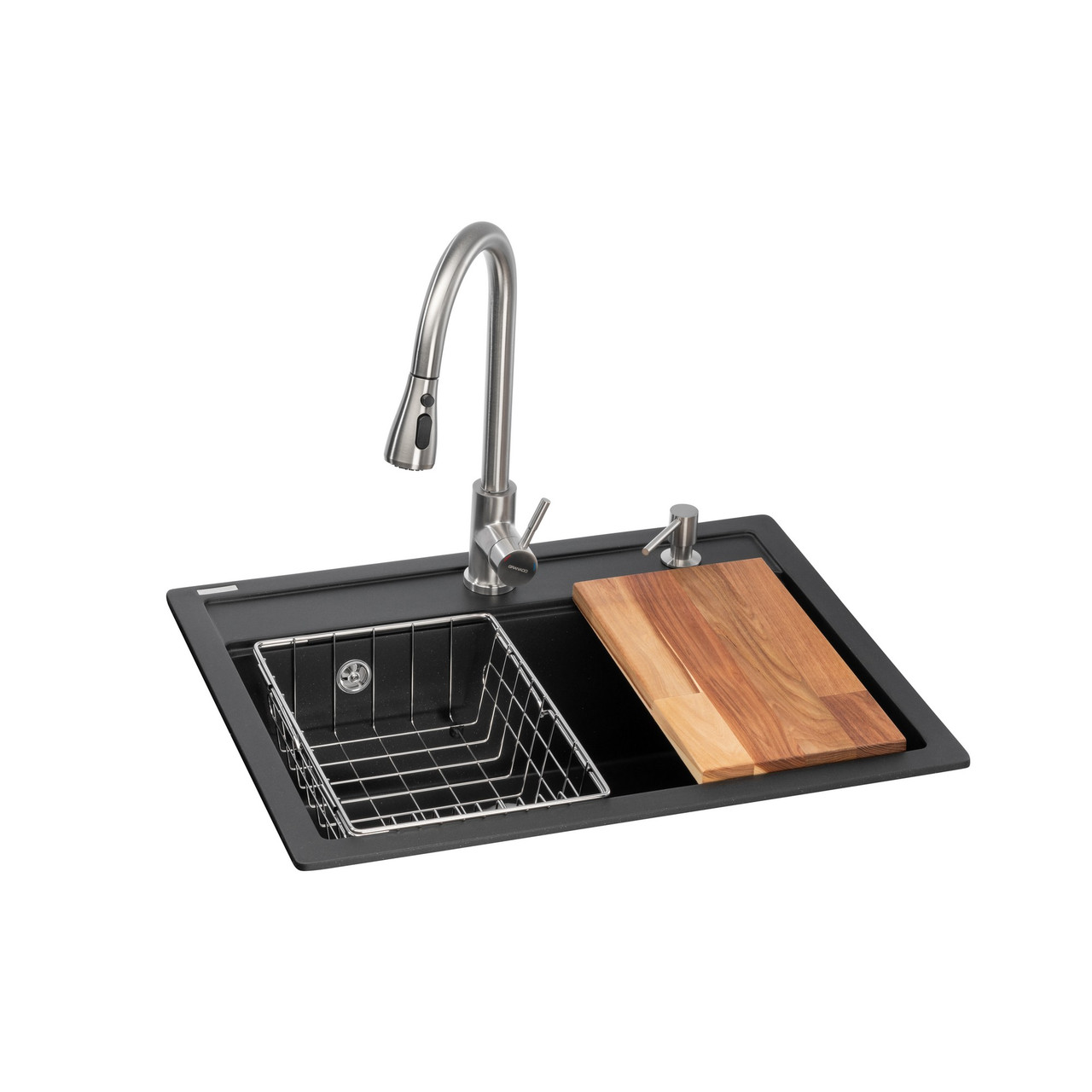 Кухонна станція GRANADO Basic Artes Black shine 25784, фото 1