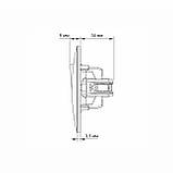 Вимикач двоклавішний кремовий VIDEX BINERA, фото 6