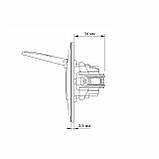 Розетка одинарна із заземленням та кришкою кремова VIDEX BINERA, фото 6