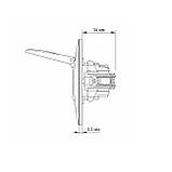 Розетка одинарна із заземленням та кришкою чорний графіт VIDEX BINERA, фото 6