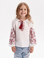 Дитяча блуза вишиванка шкільна "Барва" (104-158р)