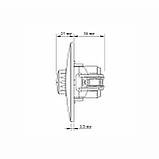Димер 600Вт срібний шовк VIDEX BINERA, фото 6