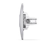 Розетка SAT одинарна супутникова срібний шовк VIDEX BINERA, фото 4