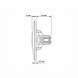 Розетка SAT одинарна супутникова срібний шовк VIDEX BINERA, фото 6