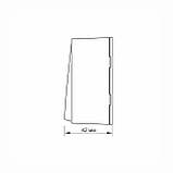 IP20 Вимикач зовнішній одноклавішний чорний графіт VIDEX BINERA, фото 5