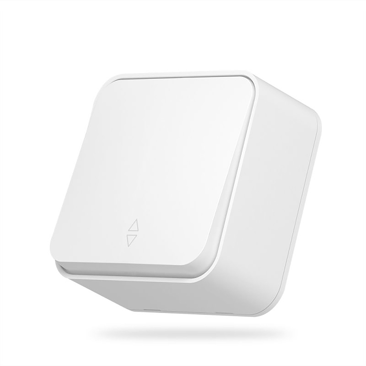 IP20 Вимикач зовнішній одноклавішний прохідний білий VIDEX BINERA, фото 1