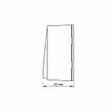 IP20 Вимикач зовнішній одноклавішний прохідний білий VIDEX BINERA, фото 5