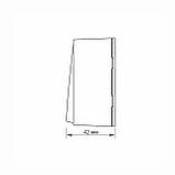 IP20 Вимикач зовнішній двоклавішний білий VIDEX BINERA, фото 5