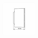 IP20 Розетка зовнішня подвійна із заземленням чорний графіт VIDEX BINERA, фото 5