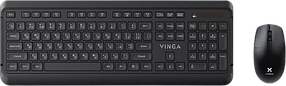 Комплект (клавіатура, миша) Vinga KBSW-110 Black