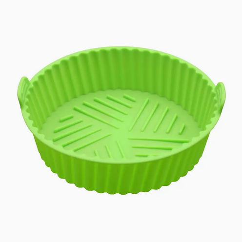 Силіконова форма вкладиш для аерогрилів та аерофритюрниць Q-8792 зелений, фото 1
