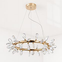 Люстра сучасна на тросах Levistella 40W до 20 м² колір Золото LVS5216