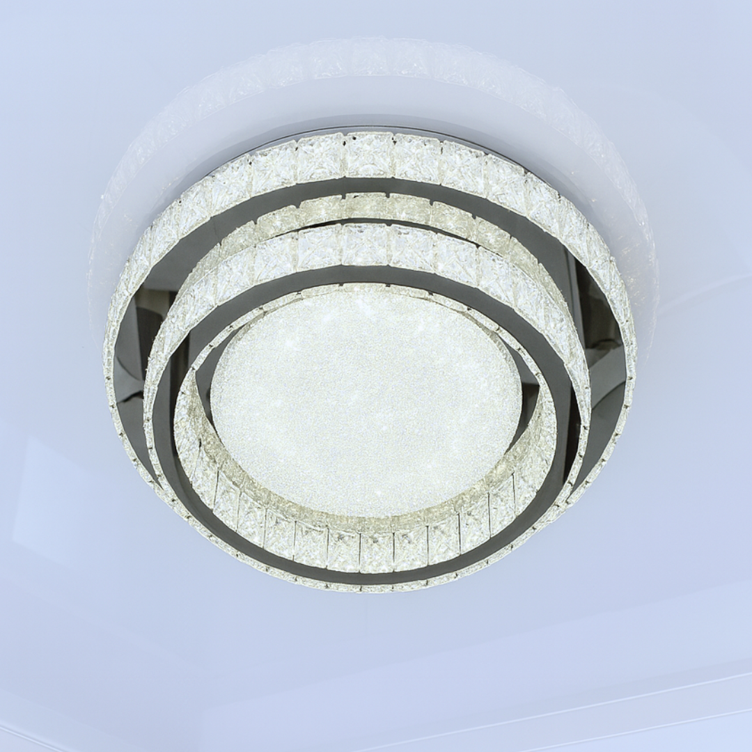 Кругла люстра у вітальню Linisoln 160W до 25 м² колір Хром 3109-600, фото 1