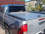 Дуга на кузов (нержавійка) 60мм для Toyota Hilux 2015- рр, фото 3