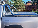 Дуга на кузов (нержавійка) 60мм для Toyota Hilux 2015- рр, фото 4
