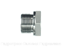 Резьбовые переходники, BSP - внешняя резьба - NPT - внутренняя резьба - форма A, Нержавеющая сталь