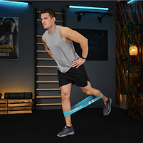 Набір гумок для фітнесу Trex Sport TX-033PRB 5 рівнів опору для тренувань удома та в поїздках, фото 7