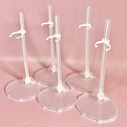 Підставка прозора Тримач для ляльок 20х9,5 см