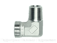 Угловой адаптер BSP - цилиндрическая - внешняя резьба - BSP - коническая - внешняя резьба, Нержавеющая сталь
