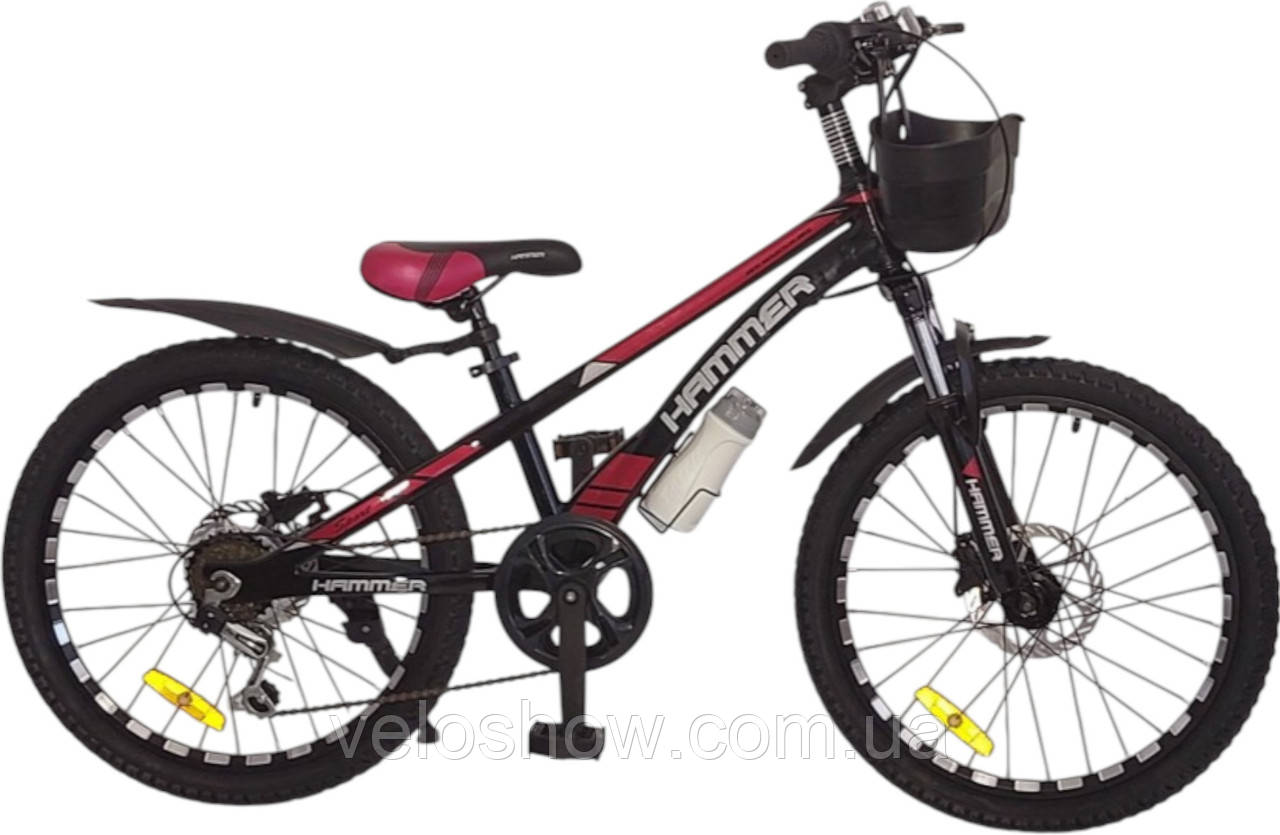 Дитячий магнієвий 22 Hammer VA210 велосипед полегшений гідравлічне гальмо, фото 1