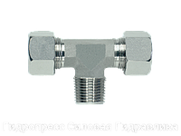 Тройник резьба метрическая - конусная - стандарт, Нержавеющая сталь
