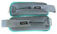 Обважнювачі York Fitness Soft для рук і ніг 2х2кг сірий, фото 2