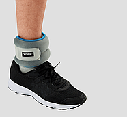 Обважнювачі York Fitness Soft для рук і ніг 2х2кг сірий, фото 4
