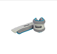 Обважнювачі York Fitness Soft для рук і ніг 2х2кг сірий, фото 6