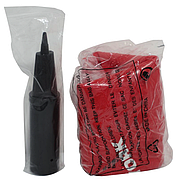 Фітбол York Fitness 55 см червоний + насос, фото 5