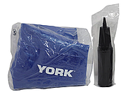 Фітбол York Fitness 65 см синій + насос, фото 4