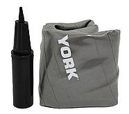 Фітбол York Fitness 75 см сірий + насос, фото 4